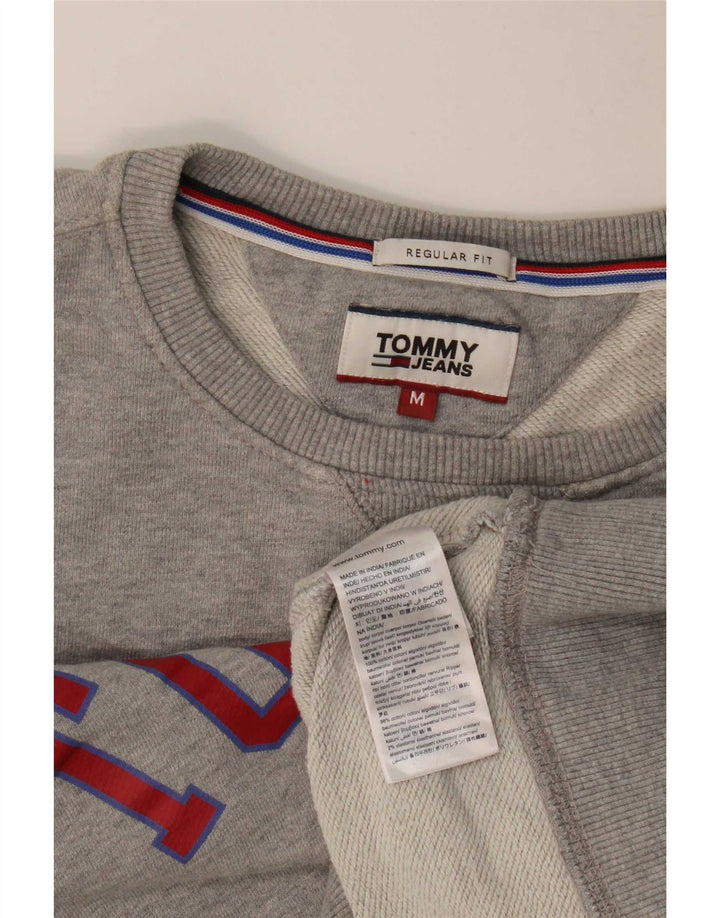 Pulover cu grafic pentru femei Tommy Hilfiger, UK 14 Medium Gri Pete