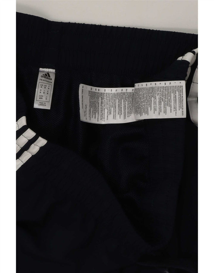 Pantaloni scurți sport Adidas pentru bărbați, poliester mediu bleumarin