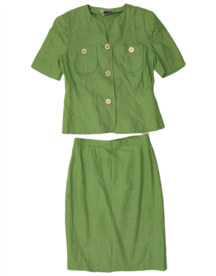 Set fuste 2 piese, 3 nasturi, pentru femei, Luisa Spagnoli, IT 44 Medium W30 Verde
