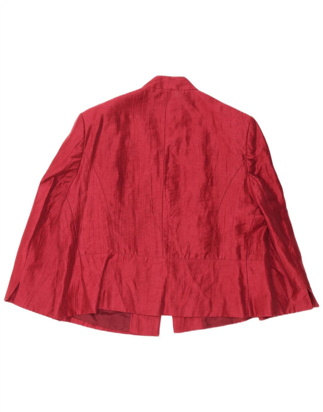 Jachetă CC pentru femei cu 1 nasture, UK 20 2XL, in burgundy