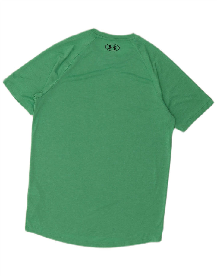 Tricou Under Armour pentru bărbați Loose Fit Top mic, verde, poliester