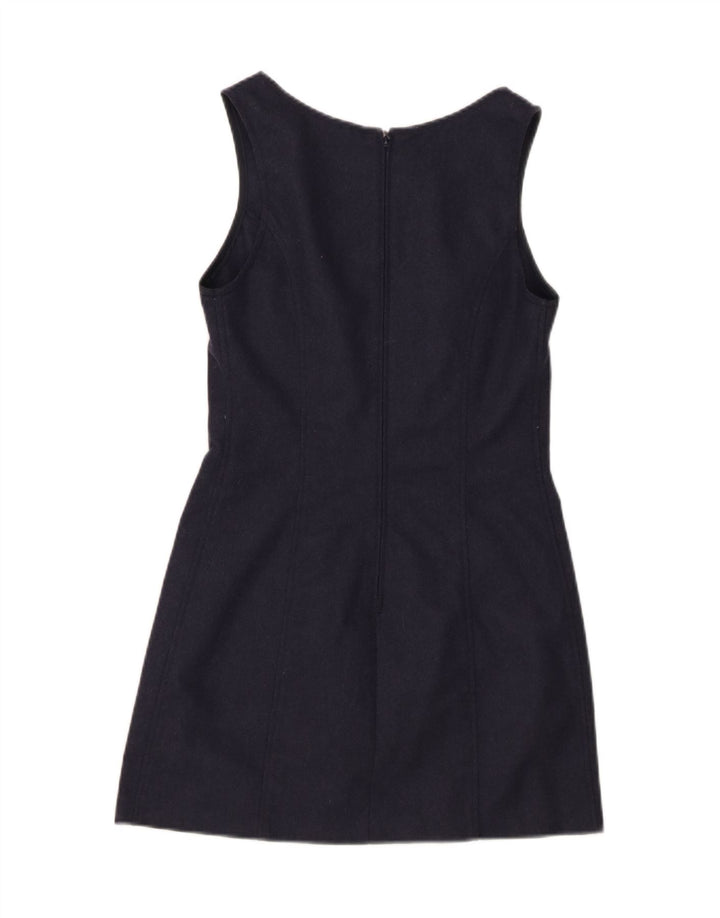 BENETTON Womens Sleeveless Sheath Dress IT 40 Small Navy Blue Vintage Benetton and Second-Hand Benetton from Messina Hembry 