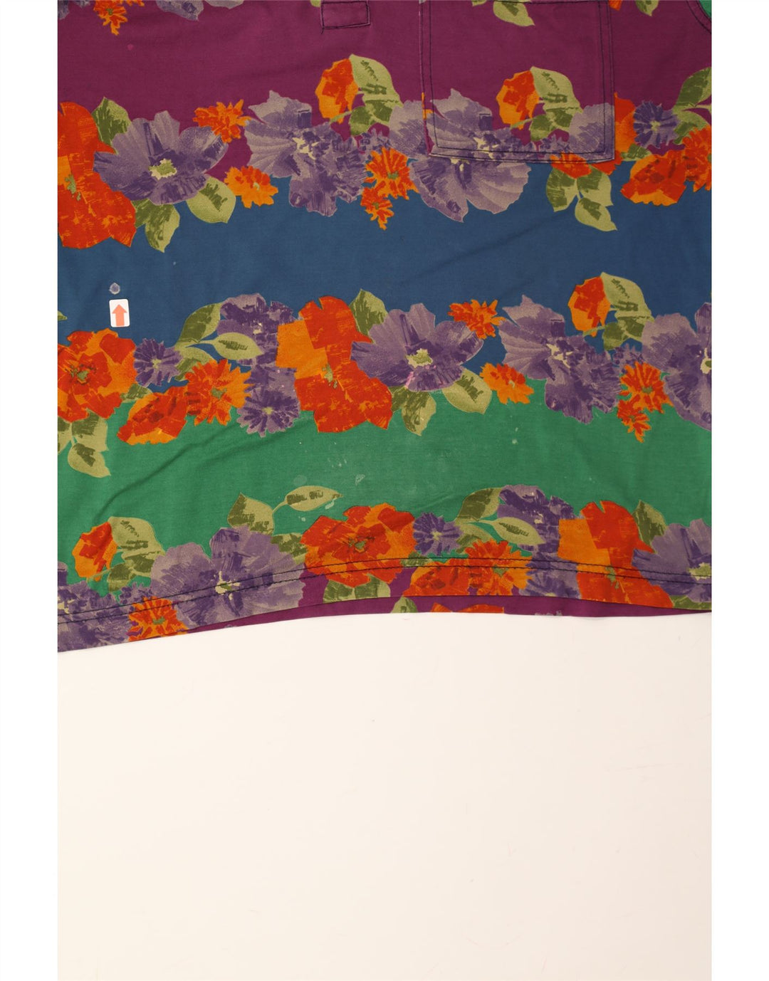 PAUL & SHARK Mens Polo Shirt Small Multicoloured Floral Cotton Vintage Paul & Shark and Second-Hand Paul & Shark from Messina Hembry 