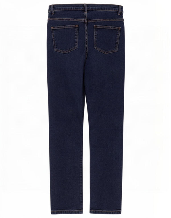 Blugi drepți obișnuiți pentru femei Marks & Spencer UK 14 mare W32 L30 bleumarin