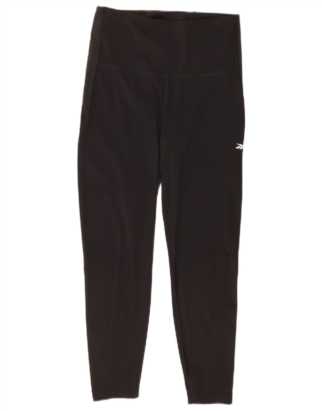 Jambiere Reebok pentru femei cu talie înaltă, nailon mic negru