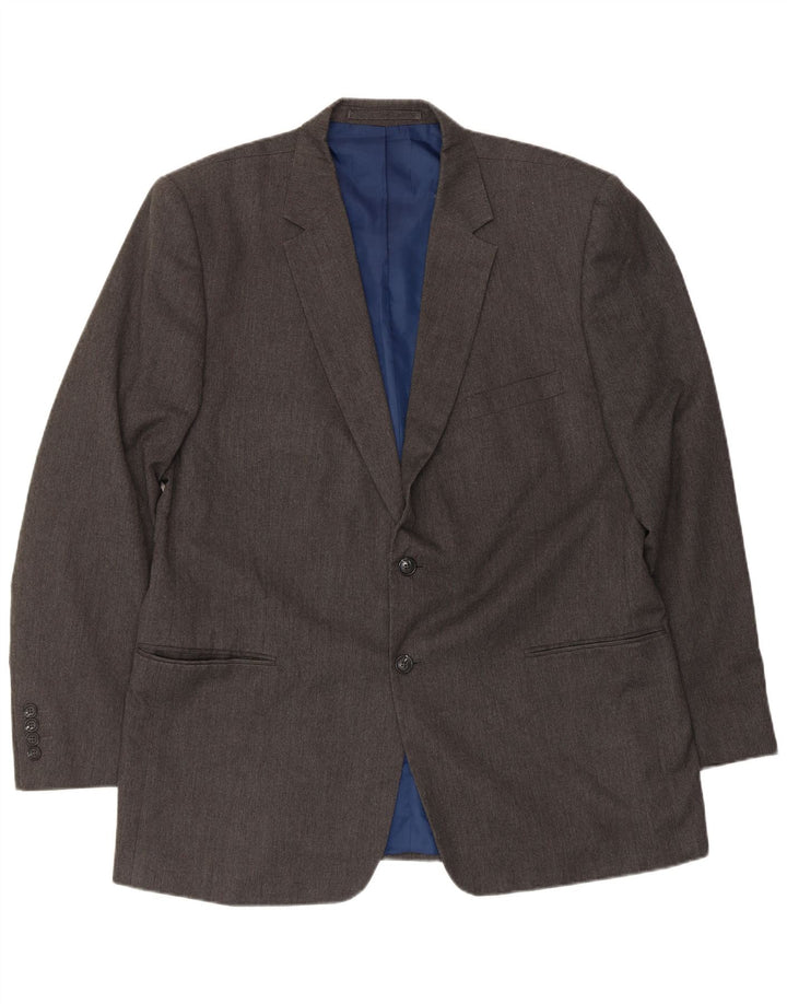 MARKS & SPENCER Jachetă pentru bărbați, cu 2 nasturi, cu ajustare normală, UK 46 XL, gri