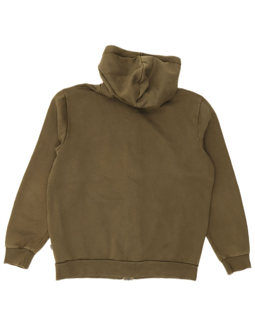 Pulover Puma Graphic Zip pentru bărbați, bumbac mediu kaki