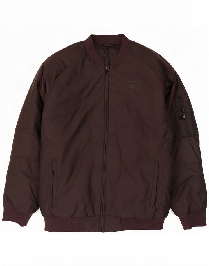 Puma Mens Padded Jacket UK 38 Medium Black Poliester