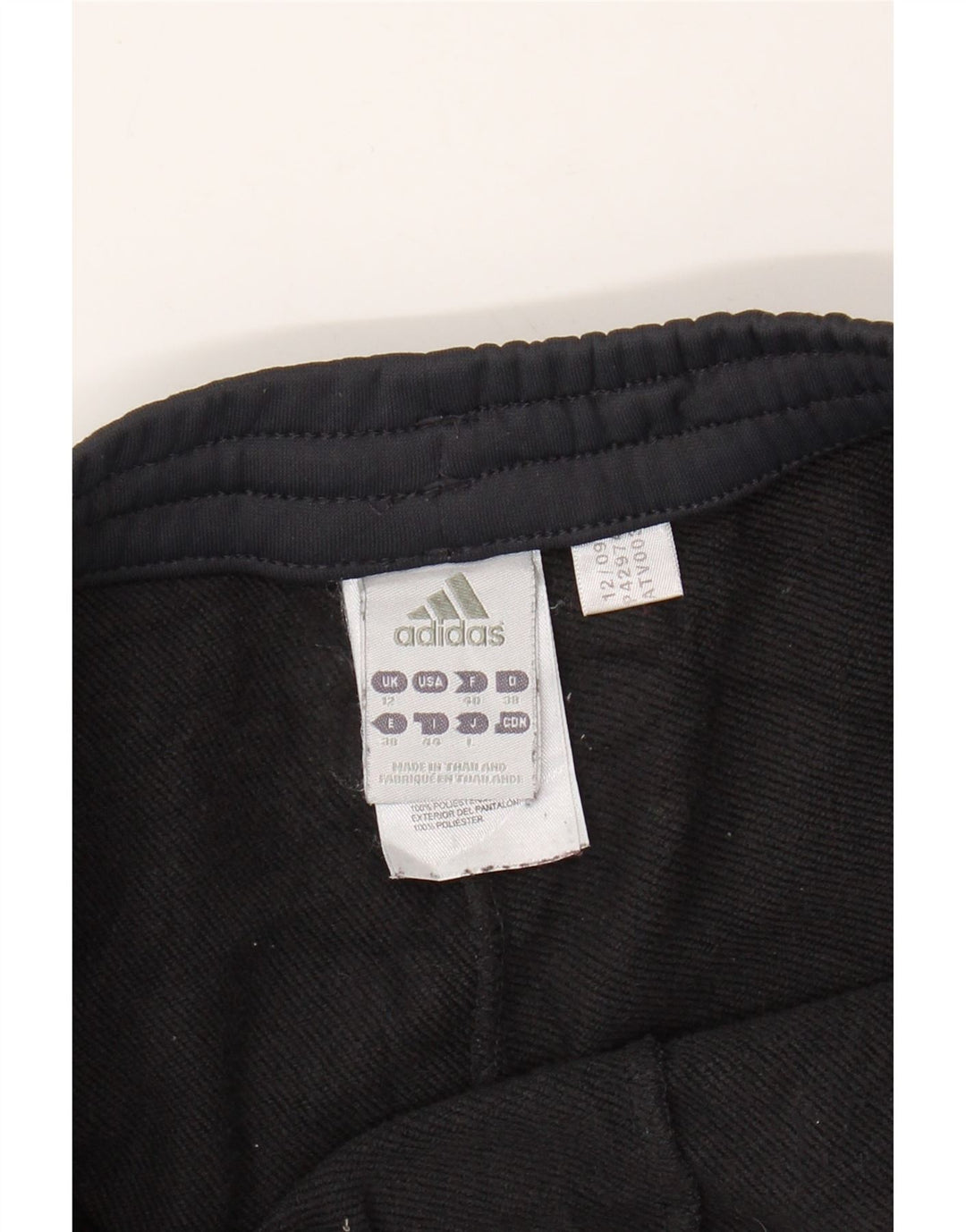 Pantaloni de trening Adidas pentru femei Joggeri UK 12 Poliester mediu gri