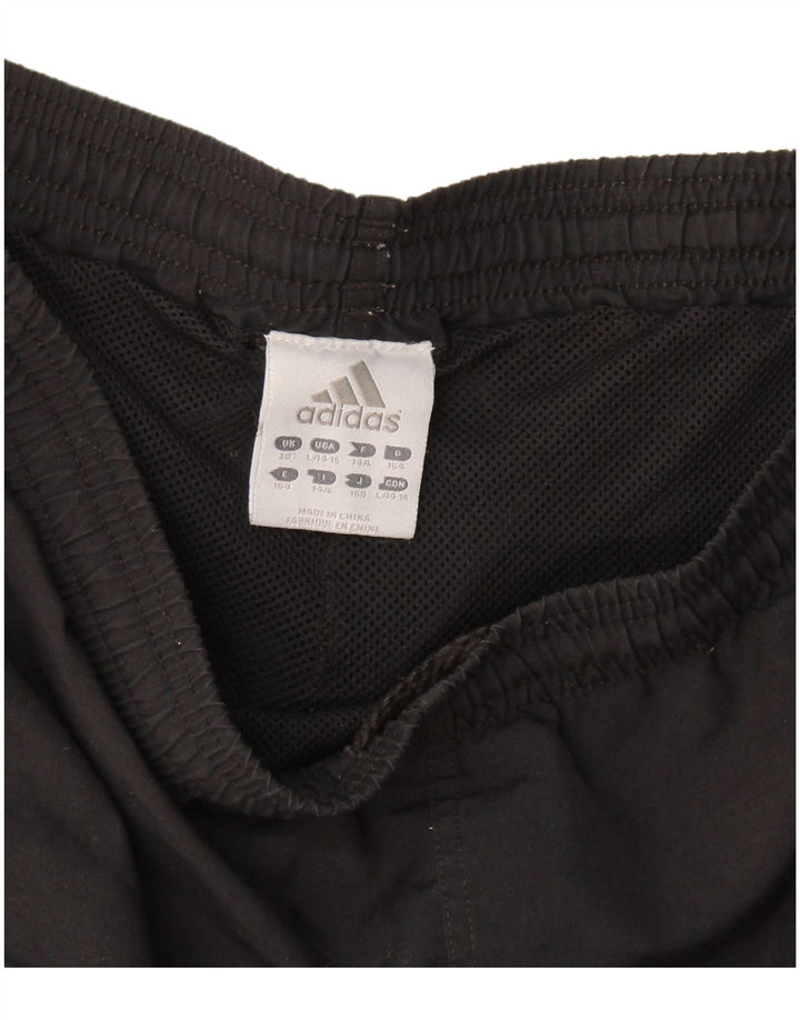 Pantaloni scurți de înot adidas băieți 13-14 ani poliester negru