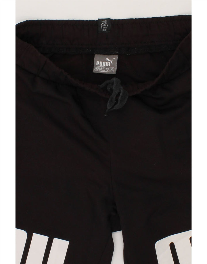 PUMA Boys Graphic Sport Shorts 4-5 Years  Black Polyester Vintage Puma and Second-Hand Puma from Messina Hembry 