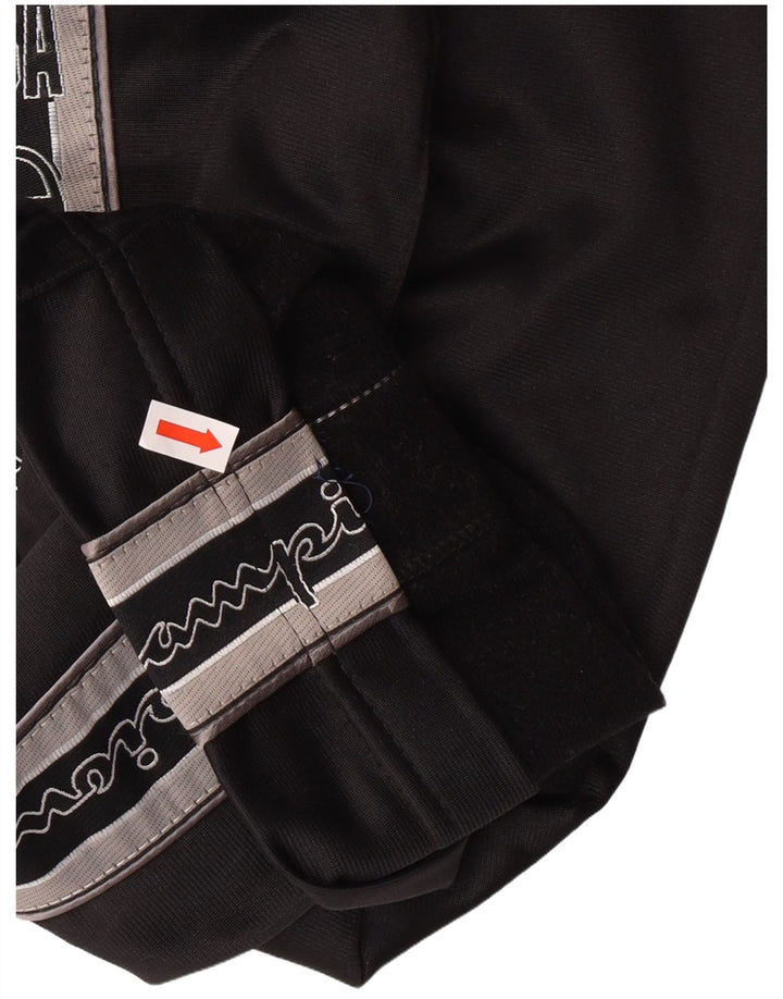 Pantaloni de trening grafic pentru bărbați CHAMPION Poliester mediu negru