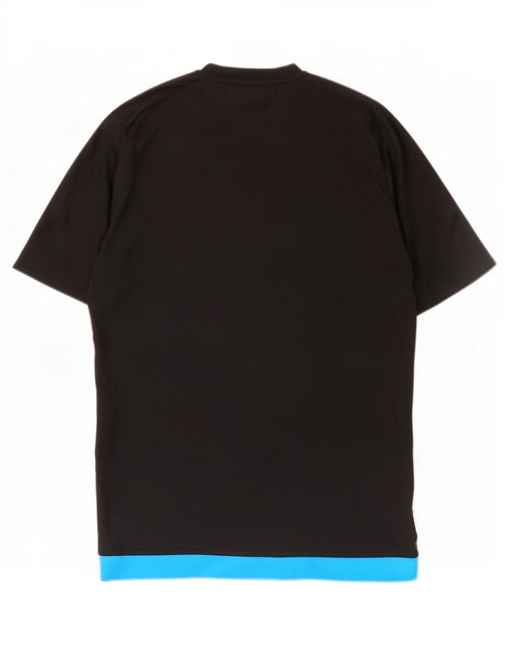 Tricou Adidas Climalite pentru bărbați Top mic, negru, poliester color bloc