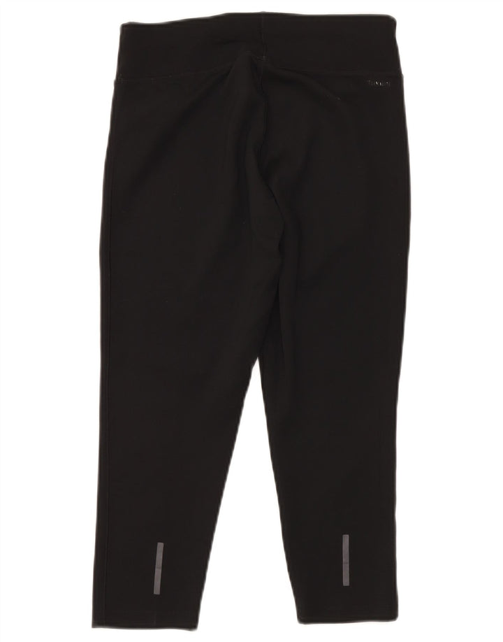 Leggings ADIDAS Climalite Capri pentru femei UK 10 Poliester negru mic