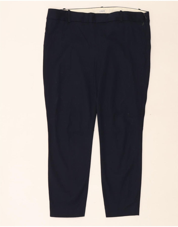 Pantaloni casual skinny pentru femei J. CREW US 14 XL W36 L28 bleumarin Bumbac