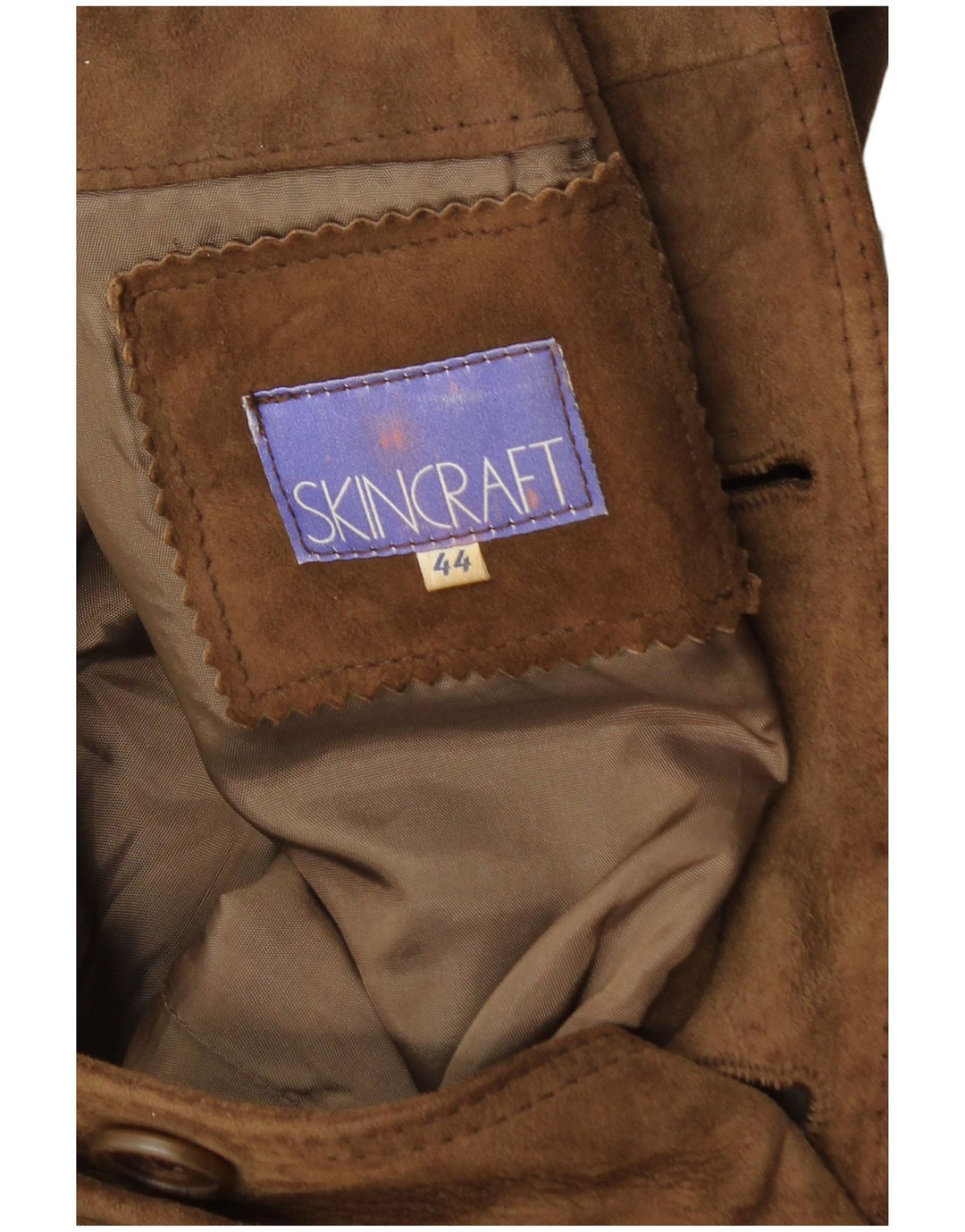 Bomber VINTAGE pentru bărbați din piele intoarsa IT 44 XS maro