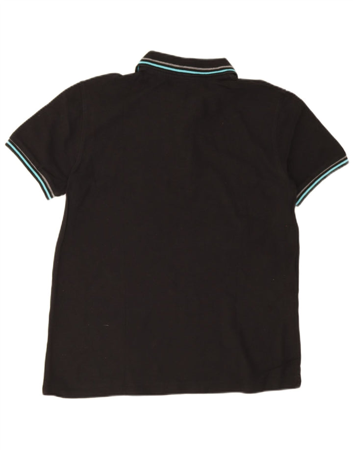 Tricou polo Lotto Life's pentru bărbați, mediu negru