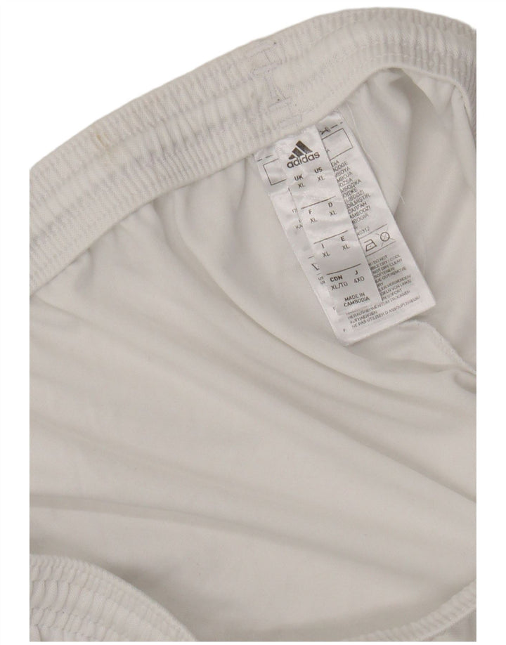 Pantaloni scurți Adidas Aeroready Sport XL, alb, poliester