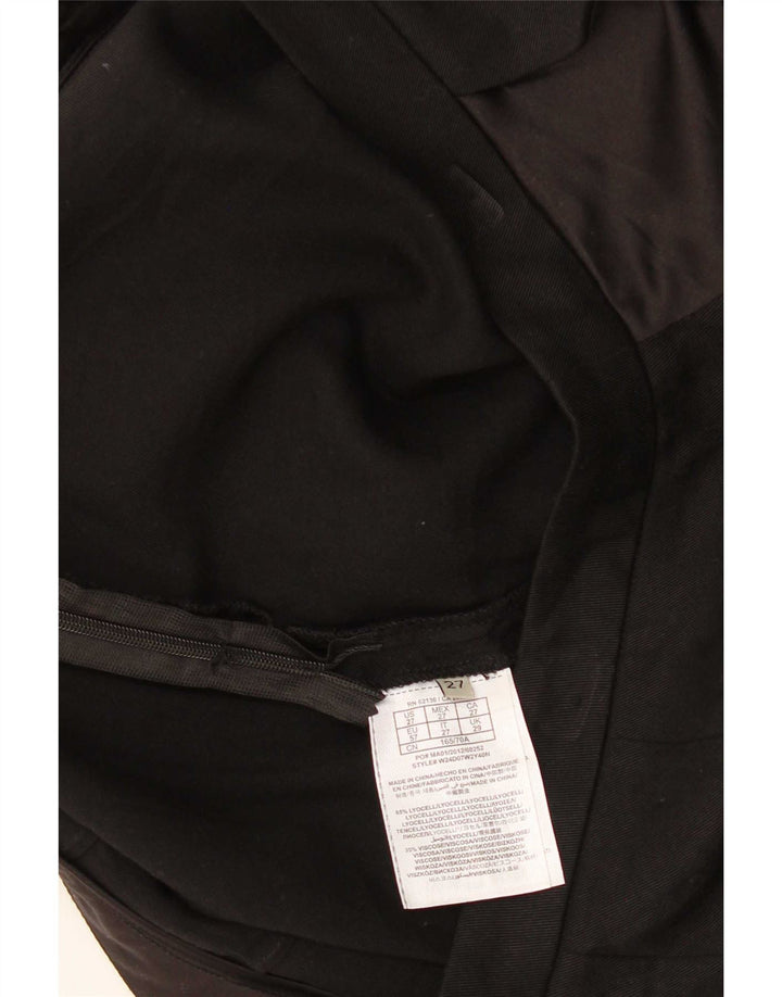 Fusta mini Guess cu talie joasă pentru femei W29 Medium Black Lyocell