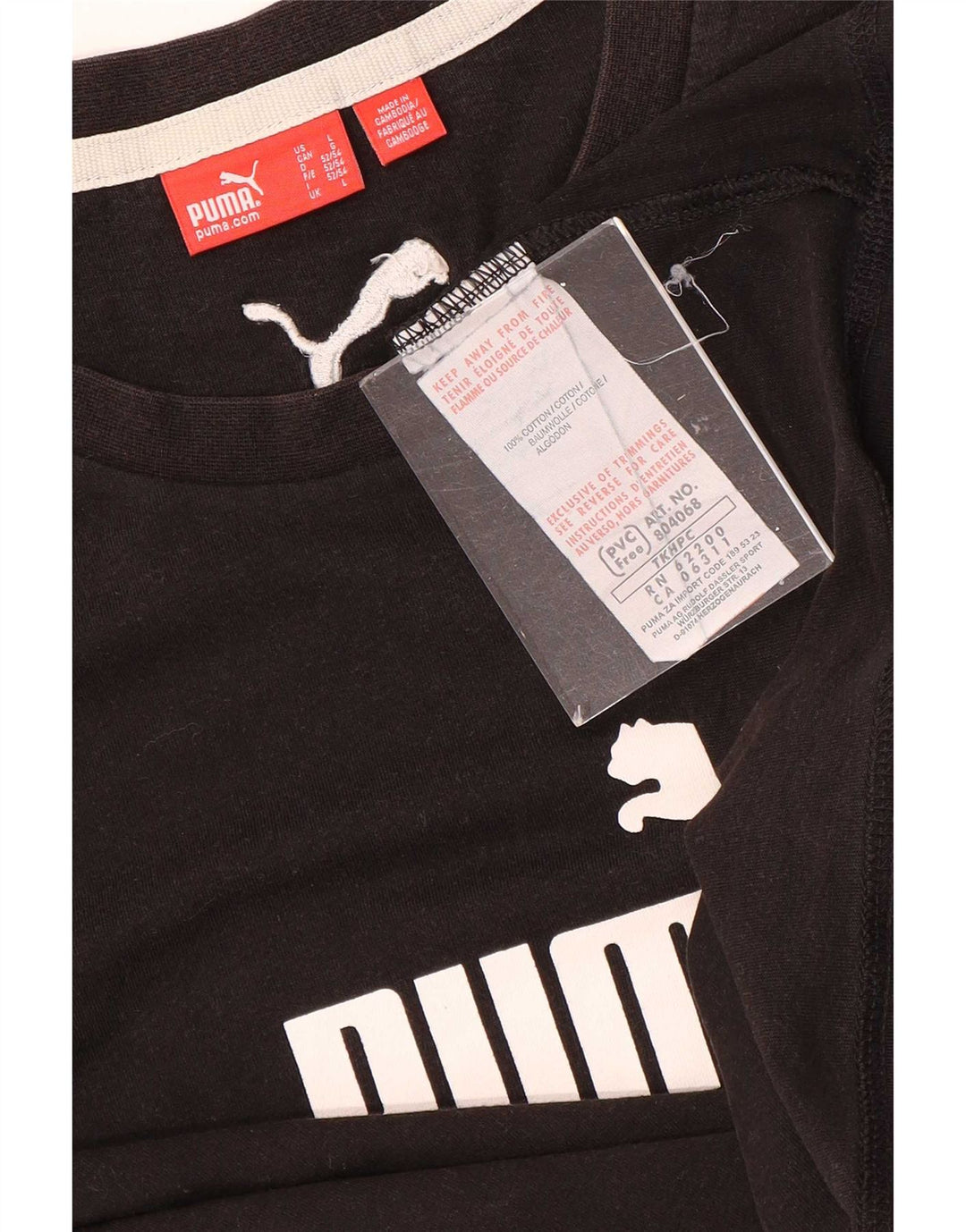Tricou grafic Puma pentru bărbați Top mare din bumbac maro