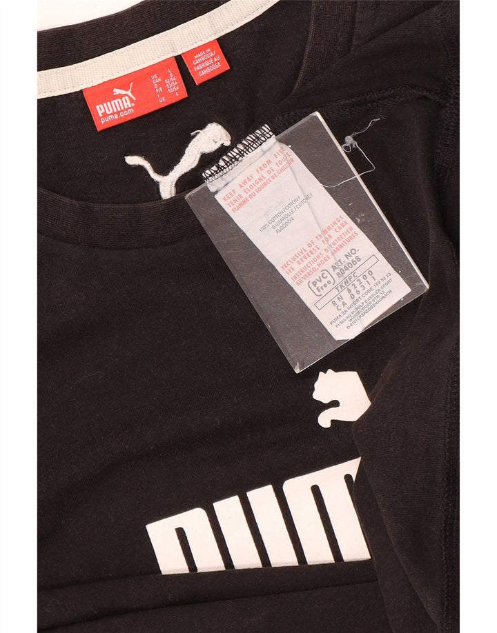 Tricou grafic Puma pentru bărbați Top mare din bumbac maro