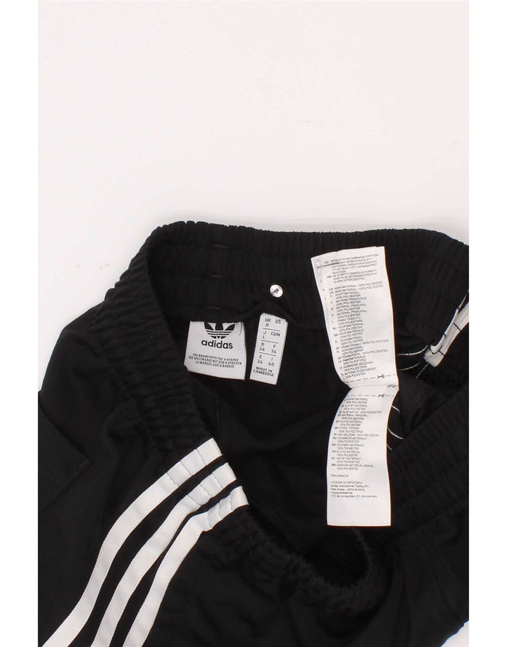 Pantaloni scurți sport Adidas pentru femei UK 8 Small Negru Poliester