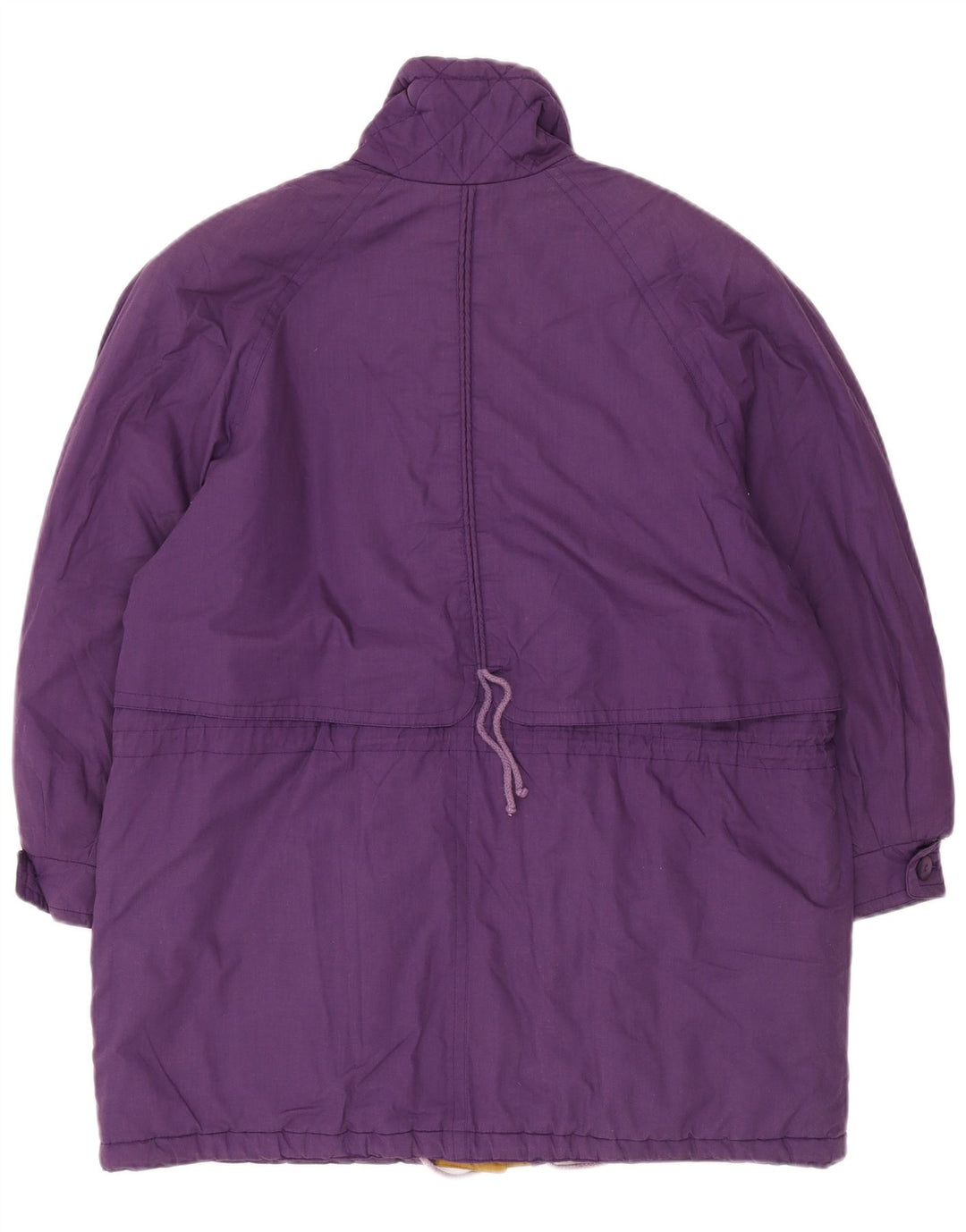 Jachetă vintage supradimensionată pentru femei UK 14 Poliester violet mare