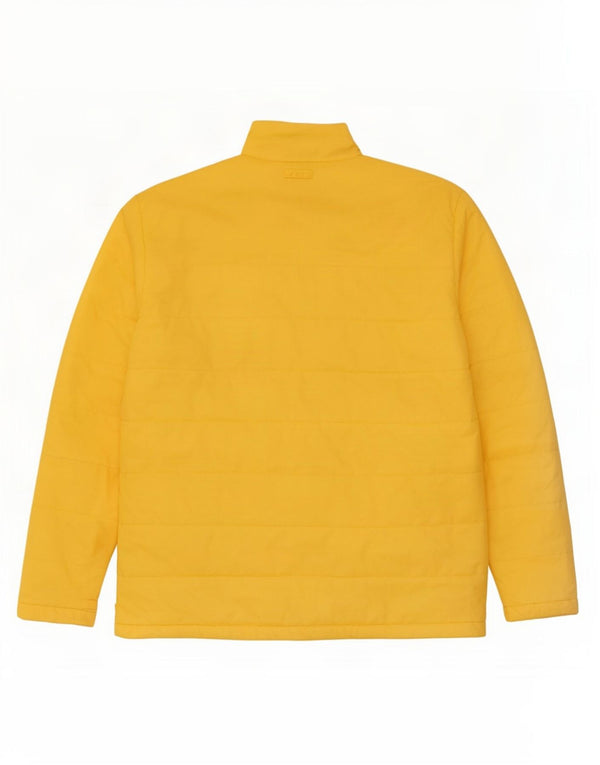 Jachetă căptușită pentru bărbați Lands End IT 50/52 2XL Nailon galben