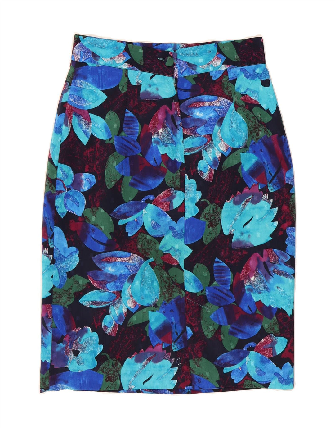 VINTAGE Womens Pencil Skirt W29 Medium  Multicoloured Floral Vintage Vintage and Second-Hand Vintage from Messina Hembry 