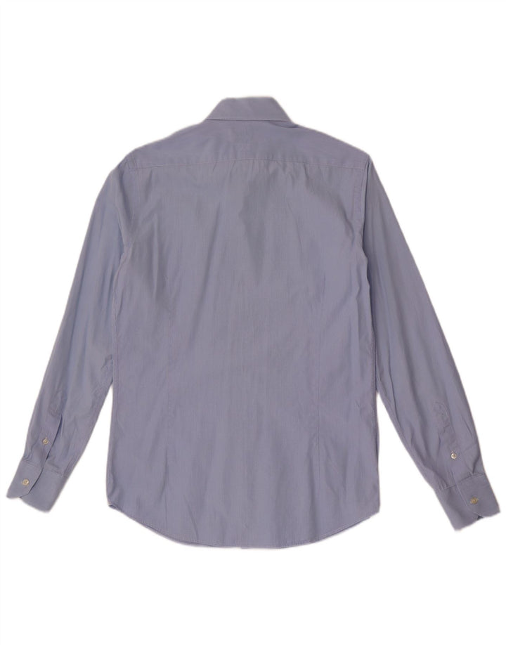 Cămașă pentru bărbați MASSIMO DUTTI Mărimea 38 38 Medium Blue Pinstripe