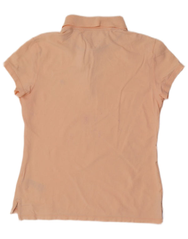 Cămașă polo Tommy Hilfiger pentru femei slim fit UK 18 XL bumbac portocaliu