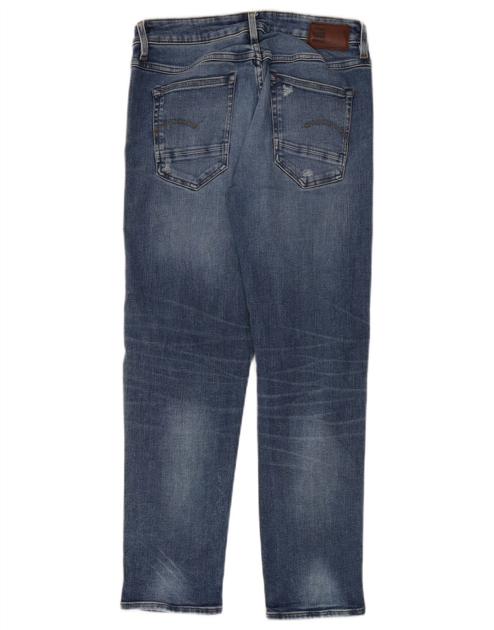 Blugi slim pentru femei G-Star Distressed W24 L30 Bumbac albastru