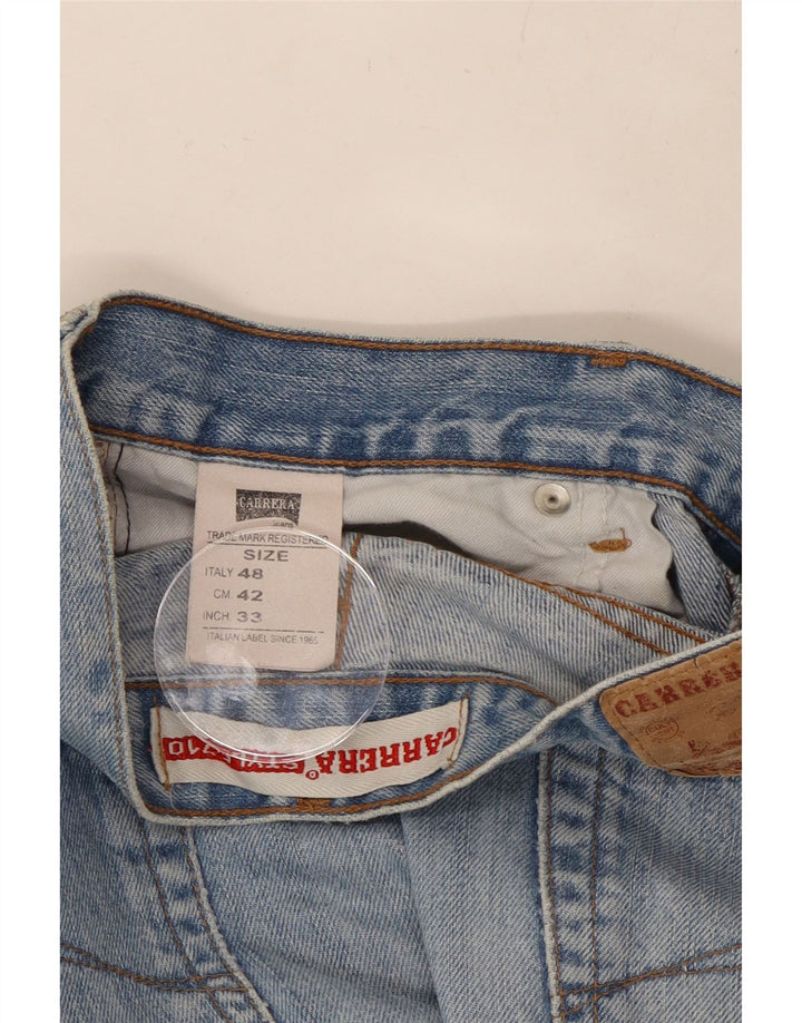 CARRERA Mens Straight Jeans IT 48 Medium W33 L31 Blue Cotton Vintage Carrera and Second-Hand Carrera from Messina Hembry 