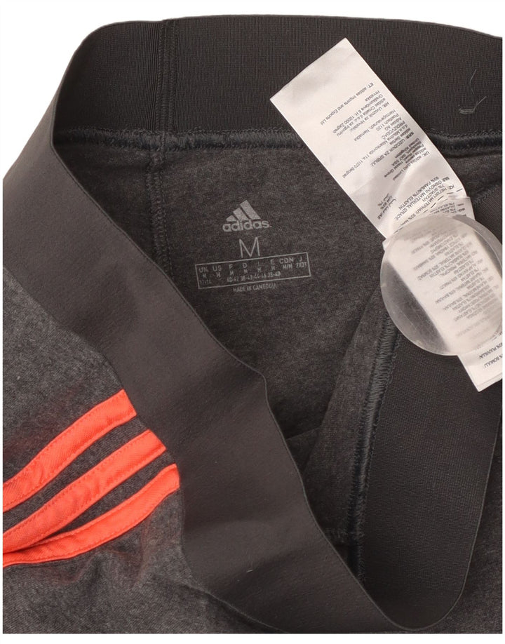 Leggings pentru femei ADIDAS UK 12/14 bumbac gri mediu