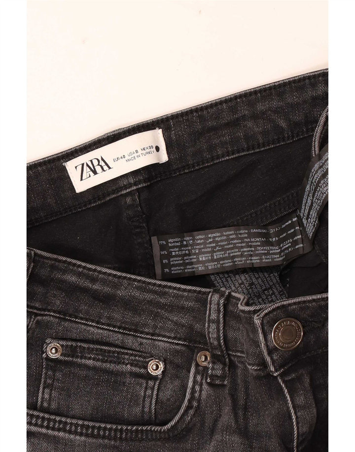 Blugi slim pentru femei Zara EU 40 Medium W30 L28 Bumbac negru