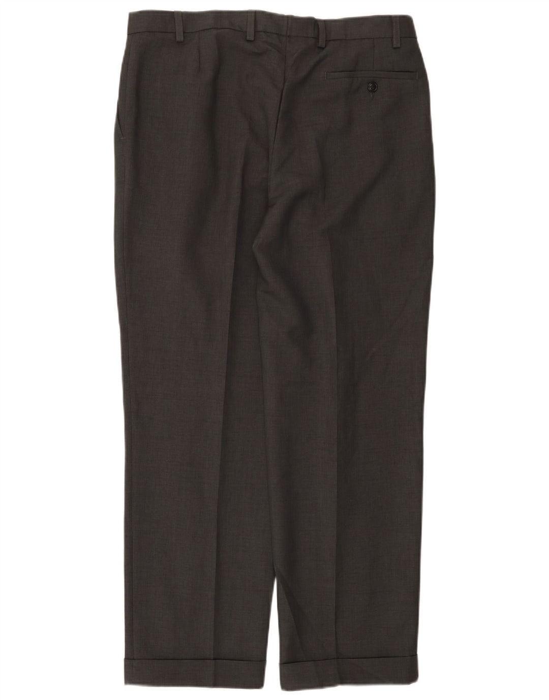 Pantaloni de costum pentru bărbați Marks & Spencer L36 L29 Gri poliester