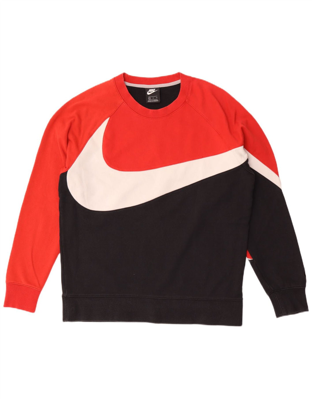 Hanorac grafic pentru bărbați Nike Jumper XL, roșu, bumbac color bloc