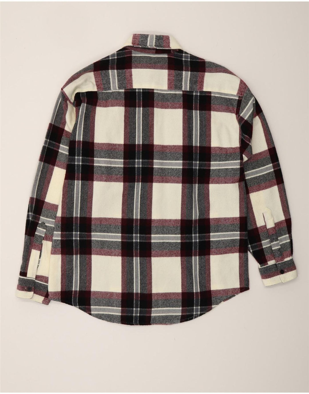 Raport Cămașă bărbați Lumberjack Flannel Medium Burgundy Check Acrylic