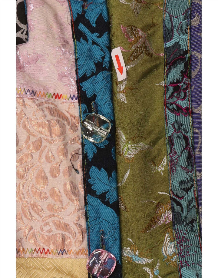 Dy Design Pardesiu pentru femei UK 14 Medium Multicolor Patchwork Bumbac