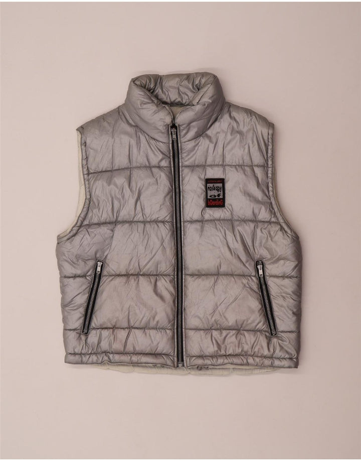 Gilet căptușit pentru bărbați Astrolabio IT 48 Medium Silver Poliamidă