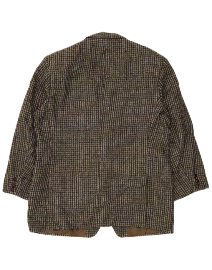 Marks & Spencer pentru bărbați St. Michael Blazer Jacket UK 44 XL Green Houndstooth