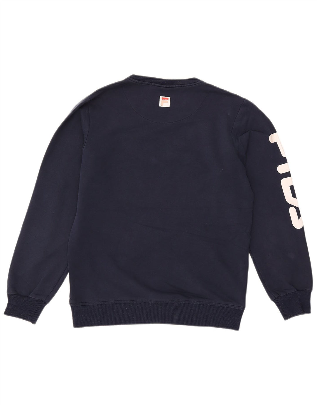 Pulover cu grafic pentru femei Fila UK 16 Poliester mare bleumarin