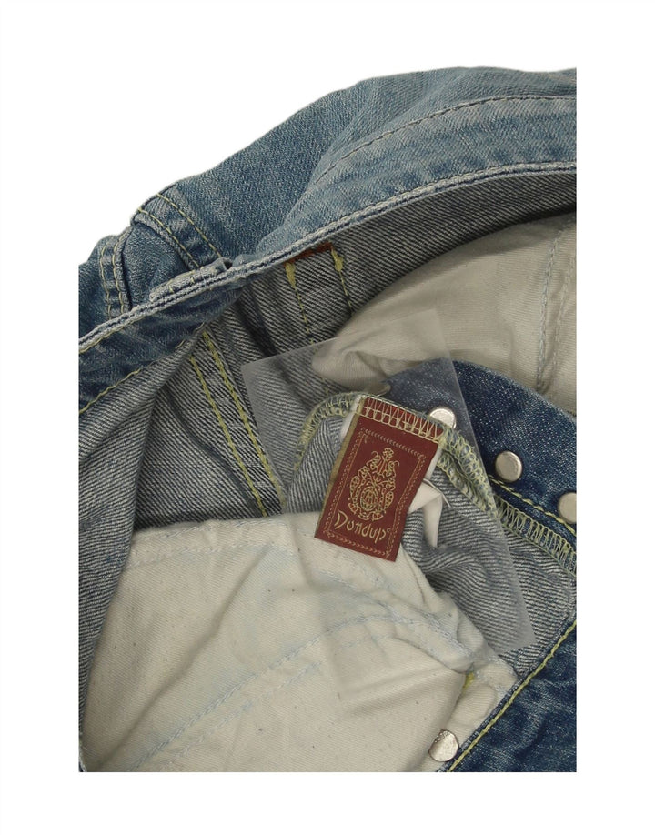 DONDUP Womens Distressed Straight Jeans W32 L32 Blue