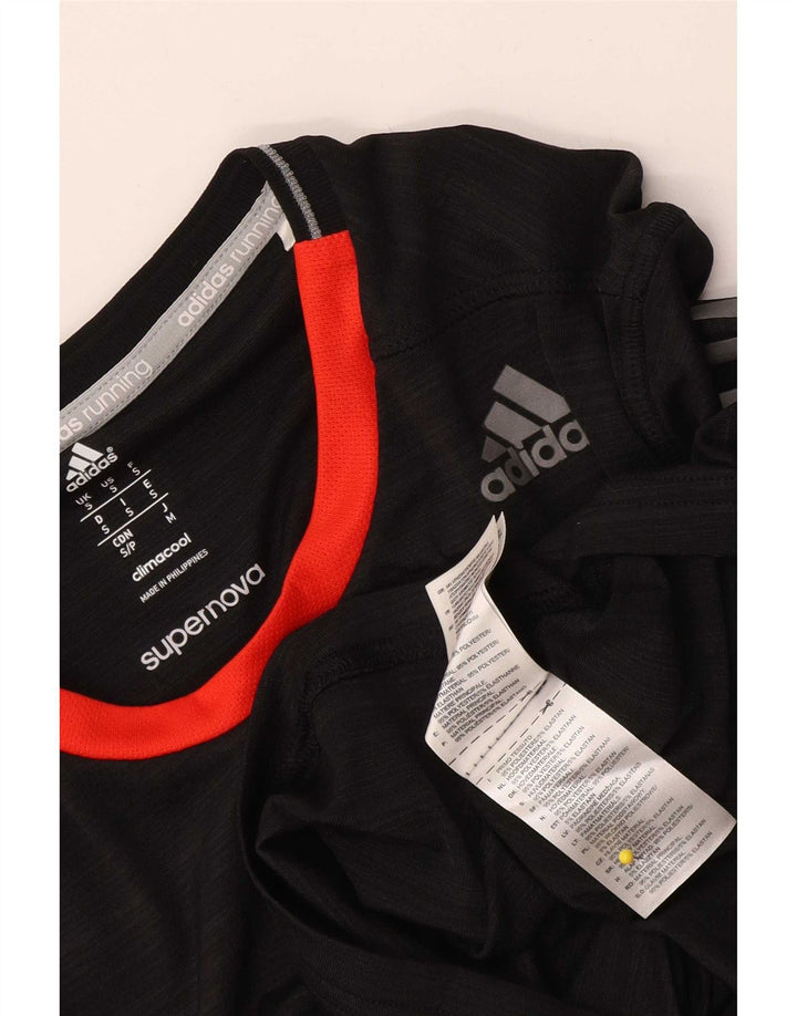 Adidas Climacool Top mânecă lungă pentru bărbați, negru, poliester color bloc