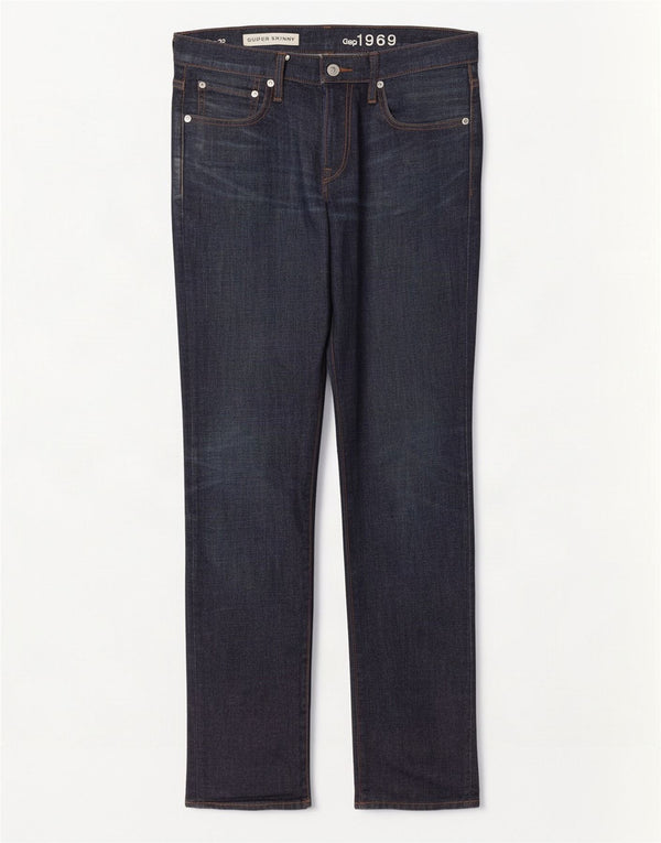 Blugi super skinny pentru bărbați Gap W30 L32 Bumbac bleumarin
