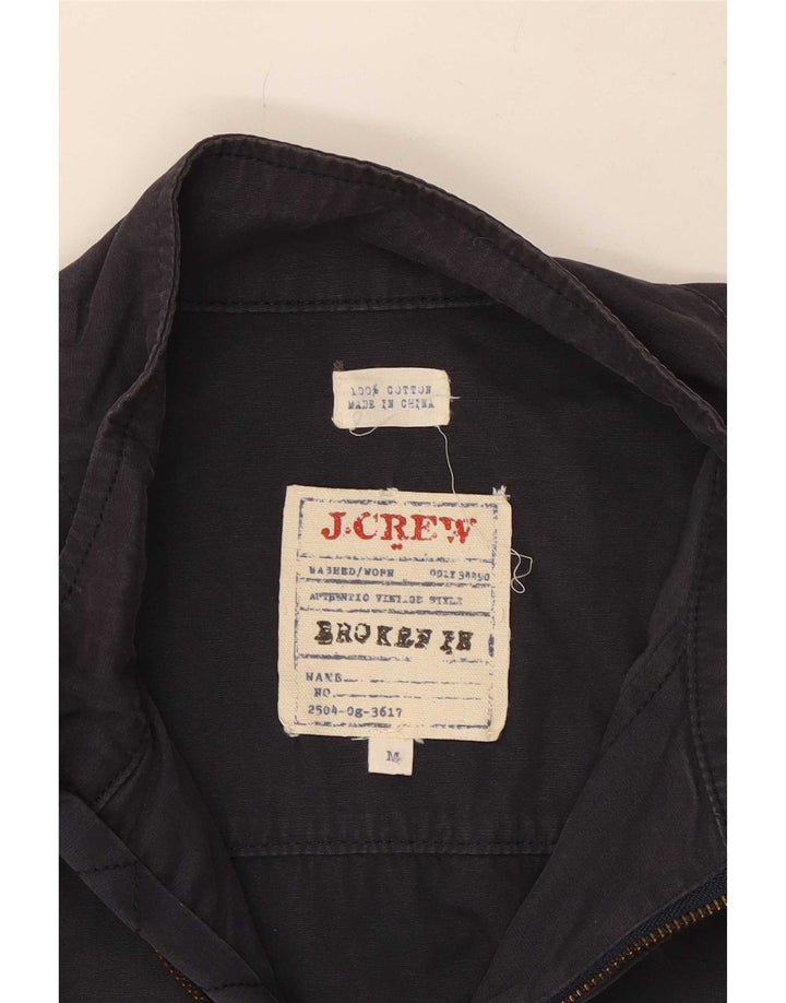 J. Crew Bomber Jacket pentru bărbați UK 38 Medium Bleumarin Bumbac