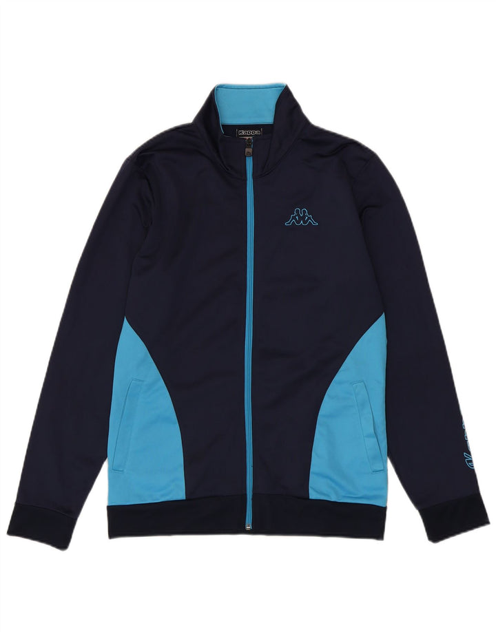 Jachetă de trening Kappa pentru femei UK 18 XL bleumarin poliester color bloc