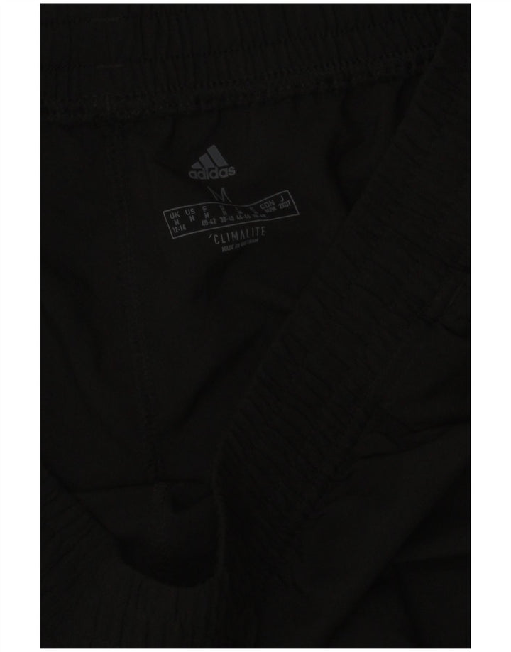 Pantaloni scurți sport Climalite Adidas pentru femei UK 12/14 Poliester mediu negru
