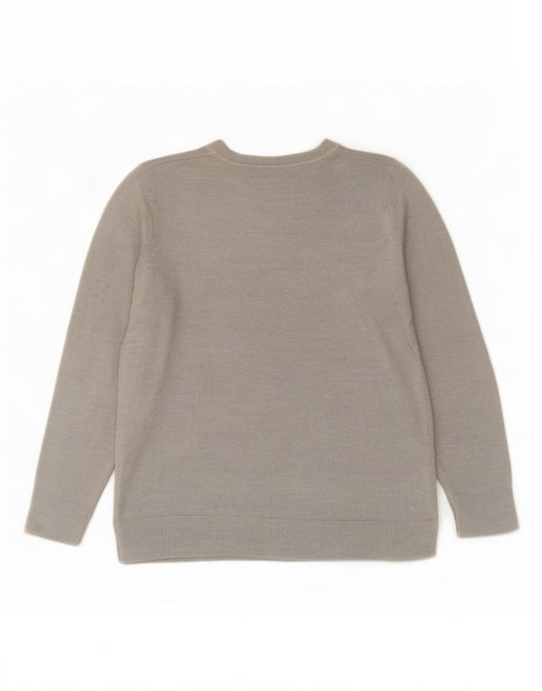 Marks & Spencer Pulover supradimensionat pentru femei cu gât de barcă UK 10 Small Gri