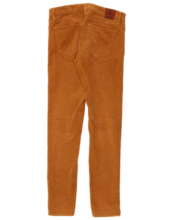 Pantaloni skinny din velur pentru femei Ralph Lauren US 4 Small W32 L32 Bej
